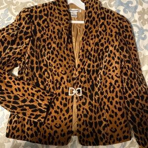 Animal Print Blazer,NICARD COLLECTION , size 8